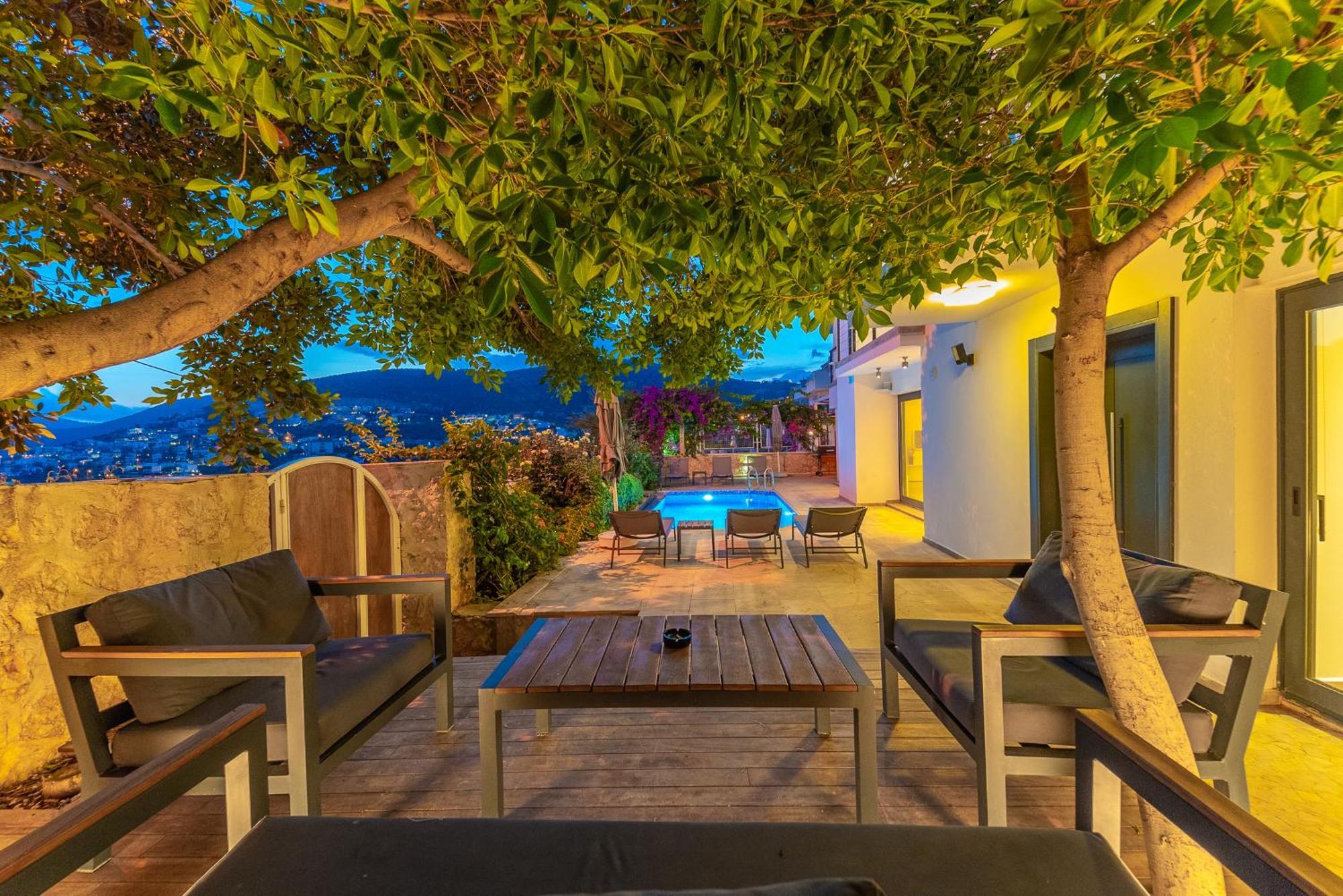 Luxus Villa Skyla Mit 5 Schlafzimmern & Meer-Blick كاس المظهر الخارجي الصورة